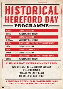 Historical Hereford Day Programme
